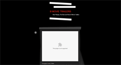 Desktop Screenshot of bmovietrailers.com
