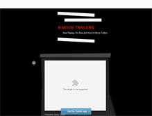 Tablet Screenshot of bmovietrailers.com